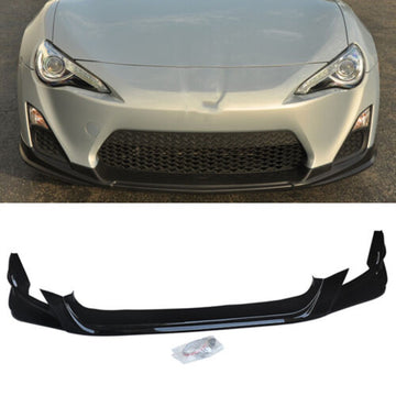 Front Lip For Toyota GT86 Scion FRS 12 13 14 15 16 RS Style Front Bumper Lip Splitter Gloss Black